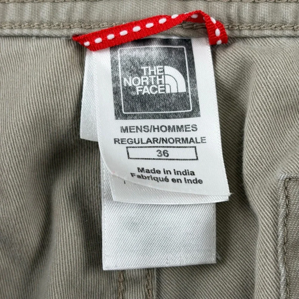The North Face Cargo Pants Mens 36x31 Khaki Tan ADSU Cotton Twill Outdoor Casual